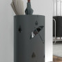 Paraplyställ Dekorativ Design Metall Ø17 x 41 cm, grå