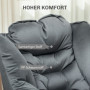 Modern Relax Fåtölj med Sidofickor Grå