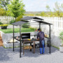 Grill Paviljong med Hyllor Vattentät 250 x 160 x 250 cm