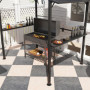 Grill Paviljong med Hyllor Vattentät 250 x 160 x 250 cm