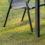 Trädgårdsstolar 2-pack med Metallram och Meshtyg – 70 x 54 x 90 cm