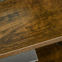 Sidobord Industriell med 2 Lådor & Hyllor – 45 x 40 x 70,5 cm, Vintage Brun