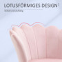 Lotus Fåtölj i Sammet med Guldben – Elegant Design & Komfort, 67 x 64 x 77 cm