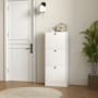 Skoskåp med 3 Nedfällbara Lådor – 47 x 28 x 115 cm, Modern Design