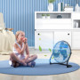 Bordsfläkt med 4 Hastigheter och Justerbart Luftflöde – 39 x 18 x 3...