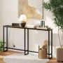 Konsolbord med Eluttag och USB – 160 x 20 x 80 cm, Industriell Design
