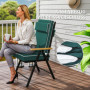 Utomhus Sittdyna med Nackstöd – 120 x 47 x 9,5 cm, Vattenavvisande & UV-skyddad