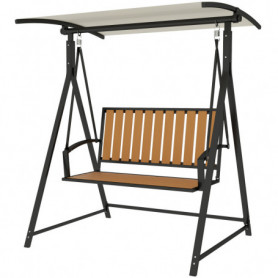 Hammock Gunga 2-sits med Justerbart Tak – 142 x 112 x 162 cm