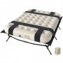 2-i-1 Campingsäng med Uppblåsbar Madrass och Automatisk Pump – 200 x 153 x 56,5 cm