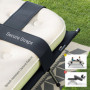 2-i-1 Campingsäng med Uppblåsbar Madrass och Automatisk Pump – 200 x 153 x 56,5 cm