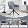 Sammet Fåtölj Alla Rum Retrodesign Grå