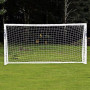 Fotbollsnät till mål 213x150x90 cm – förstärkt & väderbeständigt