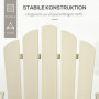 Hopfällbart Ergonomiskt Solstol med Fotpall och Bord Retro Sand