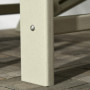 Hopfällbart Ergonomiskt Solstol med Fotpall och Bord Retro Sand