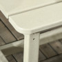 Hopfällbart Ergonomiskt Solstol med Fotpall och Bord Retro Sand