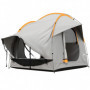 Bil Campingtält med Nätfönster 239 x 210 x 210 cm, Orange + Grå