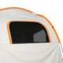 Bil Campingtält med Nätfönster 239 x 210 x 210 cm, Orange + Grå