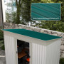 Takplåt 12 st 129 x 45 cm 7m² Grön