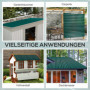 Takplåt 12 st 129 x 45 cm 7m² Grön