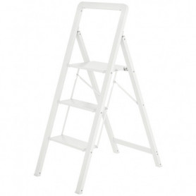 Hopfällbar 3-stegs Trappstege i Aluminium – 150 kg, 66,3 x 41,5 x 1...