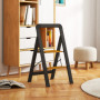 Hopfällbar 2-stegs Trappstege i Aluminium – 150 kg, 48 x 44,5 x 86,3 cm