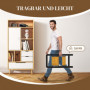 Hopfällbar 2-stegs Trappstege i Aluminium – 150 kg, 48 x 44,5 x 86,3 cm