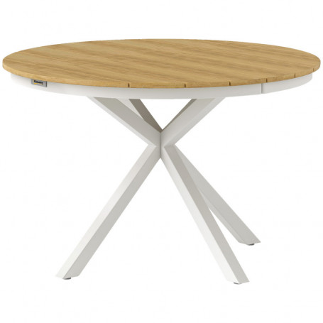 Runt Trädgårdsbord Ø118cm Teak