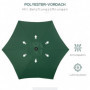 Parasoll Ø196 cm Hopfällbar Grön