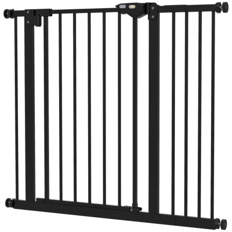Automatisk Säkerhetsgrind för Husdjur och Barn – Justerbar Bredd 74–94 cm