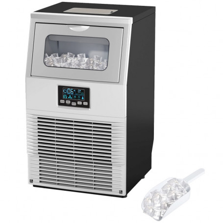 Ismaskin 10 L, 4 kg med Självrengöring och LCD-display – 30 kg/Dag SIiver