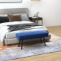 Sittbänk - Sängbänk 100 x 36 x 45 cm Sammet Blå
