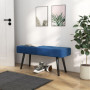 Sittbänk - Sängbänk 100 x 36 x 45 cm Sammet Blå