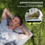 Hopfällbar Campingsäng med Integrerad Madrass och Kudde – 150 kg Ka...