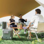 Bärbar Kylbox 33L med Dual-Zone, LED-belysning och Flasköppnare