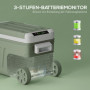 Bärbar Kylbox 33L med Dual-Zone, LED-belysning och Flasköppnare