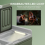 Bärbar Kylbox 33L med Dual-Zone, LED-belysning och Flasköppnare