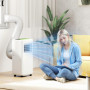 Portabel Luftkonditionering 9000 BTU med Kylning, Avfuktning och Timer