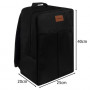 Reseryggsäck 40x25x20 cm - 20L kapacitet, svart