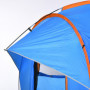 Bil Campingtält med Nätfönster 239 x 210 x 210 cm, Orange + Blå