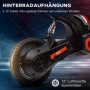 El Motorcykel för Barn 8-16 km/h Röd 24V