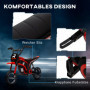 El Motorcykel för Barn 8-16 km/h Röd 24V