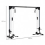 Kryssdrag/kabelcross multigym – 25 mm viktskivor, 50 kg/sida, 245×8...