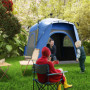 Camping Pop-Up Tält för 4 Personer Blå