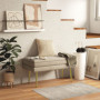 Sittbänk / Sängbänk med Förvaringsutrymme 80 x 37 x 43 cm Beige / Guld