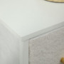 Byrå med 9 Tyglådor Stålram Vit 100 x 30 x 99 cm