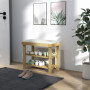 Skobänk 2 öppna fack 60 x 29 x 49 cm