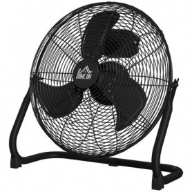 Bordsfläkt med 4 Hastigheter och Justerbart Luftflöde – 50,5 x 19 x...