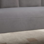 Fåtölj 2-sits Blomma Design Sammet Grå 132 x 66 x 80 cm