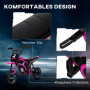 El Motorcykel för Barn 8-16 km/h Rosa 24V