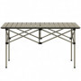 Campingbord Hopfällbart i Aluminium 95 x 55 cm Khaki